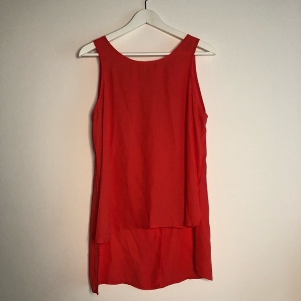 New SHE split back Sleeveless blouse top‎